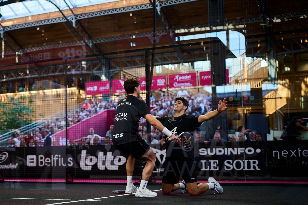 Coello y Tapia vuelven a atormentar a Galán y Chingotto con un nuevo título en el P2 de Bruselas