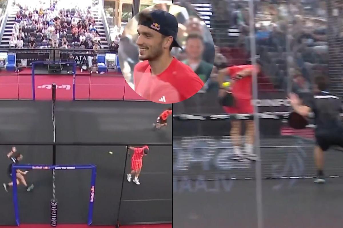 Pas de ce monde : Galán sort à nouveau son ‘moulinet’ lors d’un point de set!